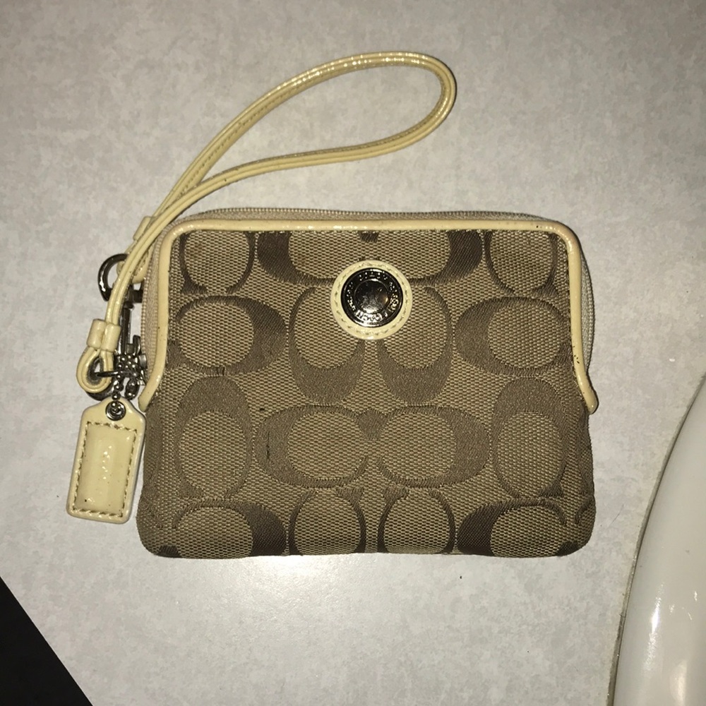 Used COACH mini wallet